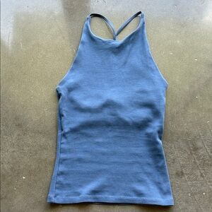 Zara Halter Neck Open Back Tank Top
